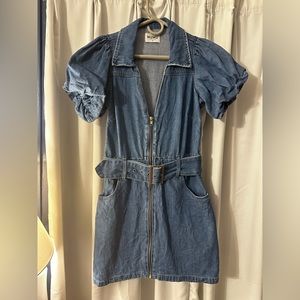 Show Me Your Mumu Oxford Mini Dress